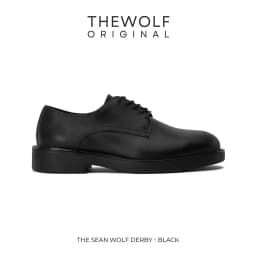 Thumbnail Giày Tây Nam Nữ THEWOLF SEAN DERBY - Black 1