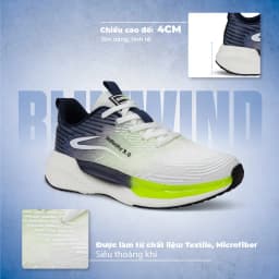 Thumbnail Giày Thể Thao Nam BLUEWIND Infinity 3.0 Siêu Nhẹ Êm Chân, Thoáng Khí Phù Hợp Chạy Bộ, Tập Gym 68299 3