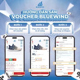 Thumbnail Giày Thể Thao Nam Nữ BLUEWIND TD Sport Tôn Dáng Trẻ Trung 68383 2