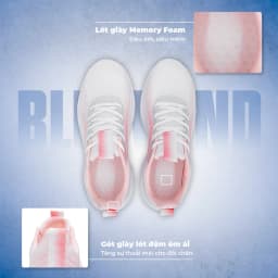 Thumbnail Giày Thể Thao Nam Nữ BLUEWIND TD Sport Tôn Dáng Trẻ Trung 68383 4