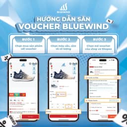 Thumbnail Giày Thể Thao Nam Nữ BLUEWIND Êm Mềm Thoáng Khí Vận Động Thoải Mái 68377 2