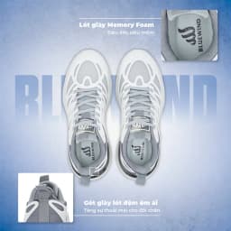 Thumbnail Giày Thể Thao Nam Nữ BLUEWIND Êm Mềm Thoáng Khí Vận Động Thoải Mái 68377 4