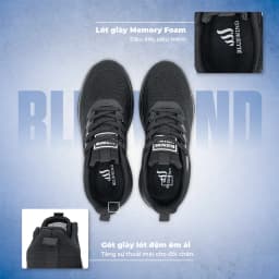 Thumbnail Giày Thể Thao Nam Nữ Siêu Nhẹ BLUEWIND Semicircle Êm Chân, Thoáng Khí Làm Giày Chạy Bộ Nam 68380 4
