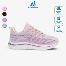 Thumbnail Giày Thể Thao Nam Nữ Siêu Nhẹ BLUEWIND Semicircle Êm Chân, Thoáng Khí Phù Hợp Giày Chạy Bộ Nữ 68380 1
