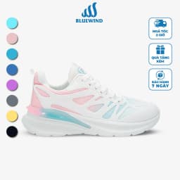 Thumbnail Giày Thể Thao Nữ BLUEWIND Đế Cao 4cm Êm Mềm, Dáng Basic Dễ Phối Đồ 68377 1