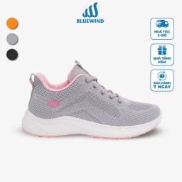 Thumbnail Giày Thể Thao Nữ BLUEWIND Đế Cao Su Mềm Phù Hợp Làm Giày Chạy Bộ, Tập Gym, Thể Dục 68797 1