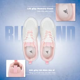 Thumbnail Giày Thể Thao Nữ Siêu Nhẹ BLUEWIND Đế Êm Mềm Trẻ Trung, Năng Động Dễ Phối Đồ 68876 4