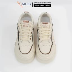 Thumbnail Giày Thể Thao Nữ Trắng Độn Đế MEELY Trẻ Trung, Năng Động Chất Liệu Cao Cấp - H29 2
