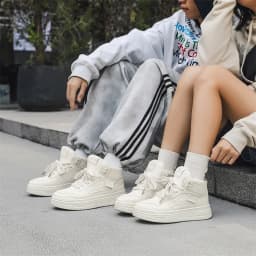Thumbnail Giày thể thao sneaker nam nữ Enter Dragon De Monaco Full White 2025 (2 Phiên bản cổ thấp và cổ cao ) 3