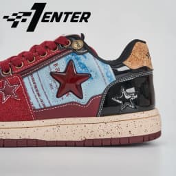 Thumbnail Giày thể thao sneaker nam nữ Unisex F1 Enter Wine Red (Rượu vang đỏ trong ngôi sao) 4