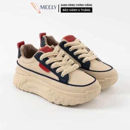 Thumbnail Giày Thể Thao Sneaker Nữ MEELY Kiểu Dáng Hàn Quốc Độn Đế 5cm - HY22 3