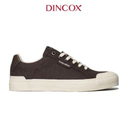 Thumbnail Giày Vải Sneaker Canvas Đế Bằng Nam DC30 Brown Dincox 1