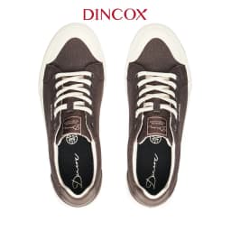 Thumbnail Giày Vải Sneaker Canvas Đế Bằng Nam DC30 Brown Dincox 2