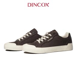 Thumbnail Giày Vải Sneaker Canvas Đế Bằng Nam DC30 Brown Dincox 3