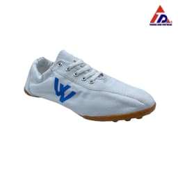 Thumbnail Giầy vải Thượng Đình có đinh bảo hộ đá bóng BD05 - Màu trắng xanh 3