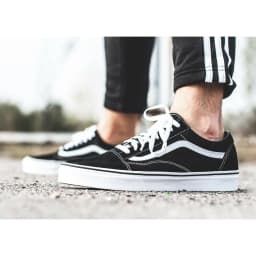 Thumbnail Giày Vans Old Skool Black White SKU VN000D3HY28 1