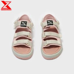 Thumbnail Giày xăng-đan Nữ ZX 3128 Pink cream 3 quai phối lót hồng đế Phylon 3 lớp 3cm 1