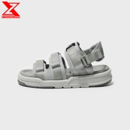 Thumbnail Giày xăng-đan ZX Unisex Shoes 3128 all grey 3 quai đế Phylon 3cm siêu êm, bảo hành trọn đời 1