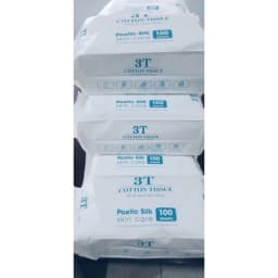 Thumbnail Gói 100 Tờ Khăn Khô Lau Mặt Đa Năng 3T Pharma Dùng 1 Lần 4