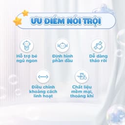 Thumbnail Gối chặn đầu cho bé Chilux - Điều chỉnh khoảng cách linh hoạt, định hình phần đầu 2