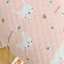 Thumbnail Gối chống trào ngược KidsWorld Bunny trần bông chống nôn trớ an toàn cho bé sơ sinh mềm mại không bí nóng lưng 4
