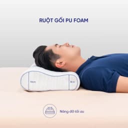 Thumbnail Gối Foam Goodnight Nori 1.0 30x60 cm lượn sóng nâng đỡ cổ vai gáy [Độc quyền Online] 2