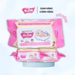 Thumbnail Gói Khăn Ướt Em Bé Không Mùi TINA BABY 120Gram An Toàn Cho Da Nhạy Cảm 2