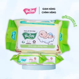 Thumbnail Gói Khăn Ướt Em Bé Không Mùi TINA BABY 120Gram An Toàn Cho Da Nhạy Cảm 4