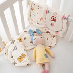 Thumbnail Gối Lót đầu Xô Muslin cao cấp trần bông dày dặn, mềm mại, êm ái cho bé 1