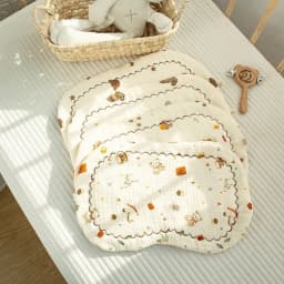 Thumbnail Gối Lót đầu Xô Muslin cao cấp trần bông dày dặn, mềm mại, êm ái cho bé 2