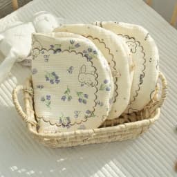 Thumbnail Gối Lót đầu Xô Muslin cao cấp trần bông dày dặn, mềm mại, êm ái cho bé 4