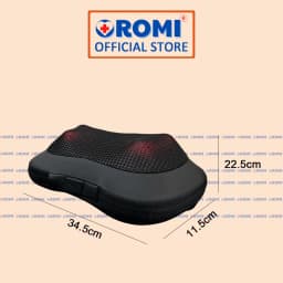 Thumbnail Gối Massage Nhiệt Hồng Ngoại OROMI ORM-755 - 6 Bóng xoay - Mát xa Cổ Vai Gáy, Thắt Lưng 2