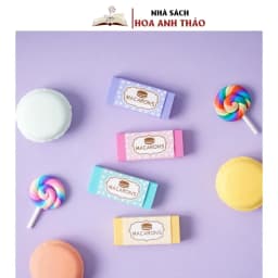Thumbnail Gôm Tẩy Nano Classmate Thiết Kế Hình Macarons Tẩy Sạch, An Toàn Cho Bé CL-ER605 1