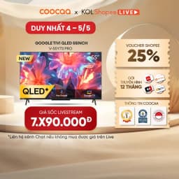 Thumbnail Google Tivi Coocaa Qled 55"-55Y73 Pro-tặng 4 gói truyền hình 12 tháng 1
