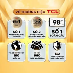 Thumbnail Google Tivi TCL QLED 4K UHD 120Hz - TV 75inch - 75T6C 1