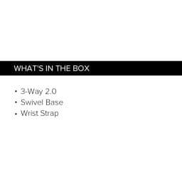 Thumbnail GoPro 3-Way Grip 2.0, kích thước 19.5 inch khi mở ra hoàn toàn, gập lại còn 8 inch（ALL HERO CAMERA) 4