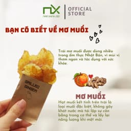 Thumbnail Gừng Nướng Mơ Muối Nam Xanh Hộp 80g(100g) 2