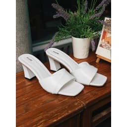 Thumbnail Guốc Cao Gót Nữ 7cm Kiểu Quai Ngang Pixie H090 4