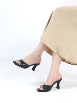 Thumbnail Guốc Cao Gót Quai Ngang Nữ Cillie Mặt Da Cao Cấp Chắc Chắn GU13 2