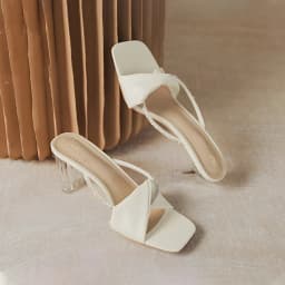 Thumbnail Guốc nữ đế vuông mica trong suốt thanh lịch, dép guốc nữ quai đính hạt lấp lánh cao 7cm_AA0393 4