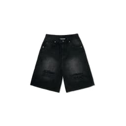 Thumbnail HADES Blackout Distress Wash Jean Shorts - HADES Brand chính hãng Quần jean shorts Unisex 1