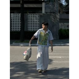 Thumbnail HADES Loveless Striped Shirts - HADES Brand Chính hãng Áo Sơmi tay ngắn unisex 4