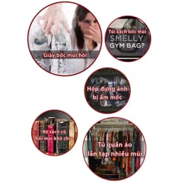 Thumbnail Hai viên khử mùi hôi giày và ngăn ngừa vi khuẩn gây ẩm mốc - buybox - BBPK64 3