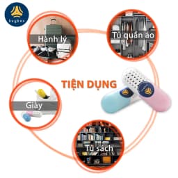 Thumbnail Hai viên khử mùi hôi giày và ngăn ngừa vi khuẩn gây ẩm mốc - buybox - BBPK64 4