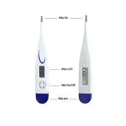 Thumbnail [Hàng Tặng Không Bán] Nhiệt Kế Điện Tử Đo Chính Xác, Ra Kết Quả Nhanh 2
