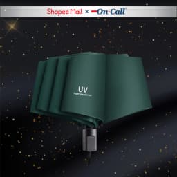 Thumbnail [Hàng Tặng Không Bán] Ô Che Nắng Mưa Phủ Lớp Chống Tia UV 2 Lớp Có Thể Gấp Gọn 1