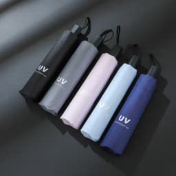 Thumbnail [Hàng Tặng Không Bán] Ô Che Nắng Mưa Phủ Lớp Chống Tia UV 2 Lớp Có Thể Gấp Gọn 3