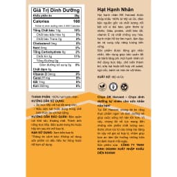 Thumbnail Hạnh Nhân Rang Mộc DK Harvest 250g/500g - Nhập Khẩu Mỹ | Giàu Vitamin E, Tốt Cho Tim Mạch 2