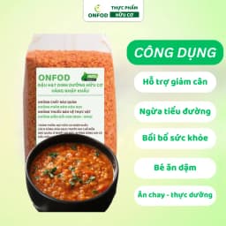 Thumbnail Hạt đậu lăng đỏ lăng xanh hữu cơ nhập khẩu ONFOD hat dinh dưỡng làm sữa hạt giảm cân cho bé ăn dặm 3