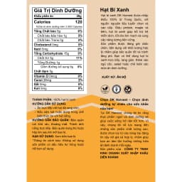 Thumbnail Hạt Bí Xanh Rang Mộc DK Harvest 250g/500g | Thực Phẩm Giàu Kẽm và Magie, Tốt Cho Tim Mạch 1